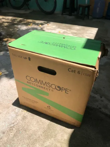 Caixa de Cabo Utp Cat6 lacrada com 305 metros
