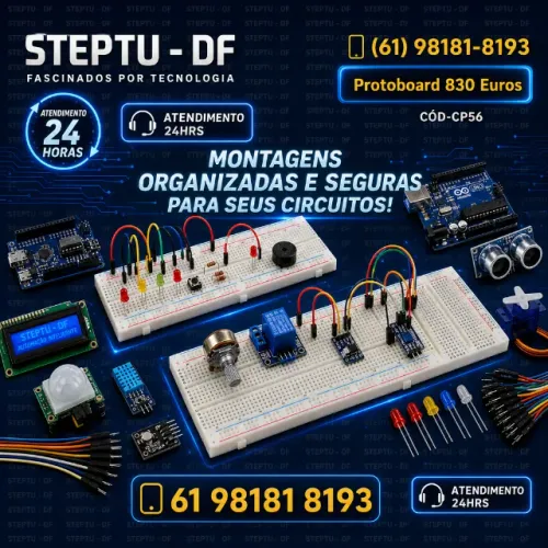 Protoboard 830 Furos   Arduino Automação Robotica COD-CP56  