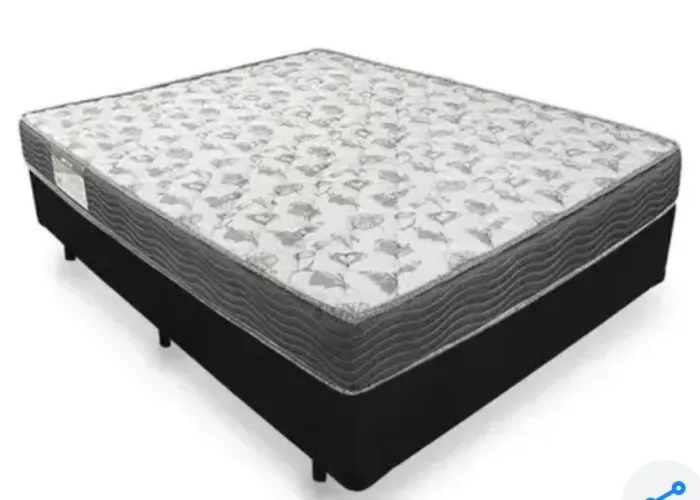 Cama box com Colchão Casal Gazin de Espuma D33 14x138x188cm - Supreme