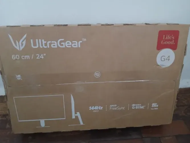 Monitor Gamer LG ultragear 24'' 144hz (NOVO E LACRADO)