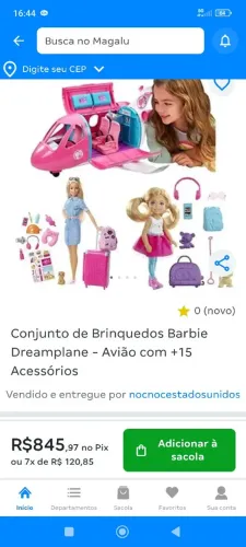 Avião da Barbie e o Trailer