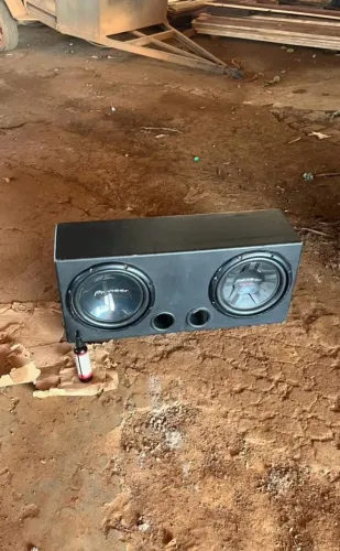 Vendo caixa com grave 12 polegada caixa nova 