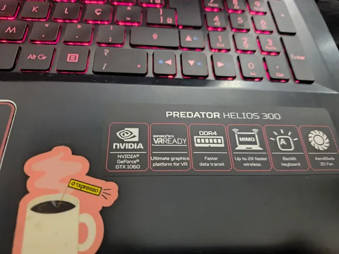 Notebook Gamer Acer nitro Predator tunado