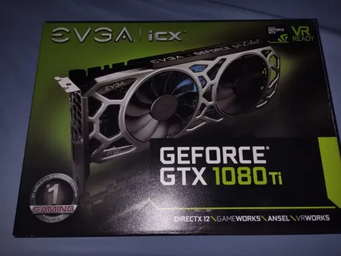 EVGA GTX 1080 Ti 11Gigas ,troco por RTX 3060 12Gigas mais volta minha