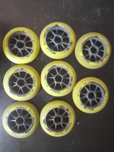 Rodas Patins Velocidade Matter Image 110mm F3 Kit 8 Unidades Usadas