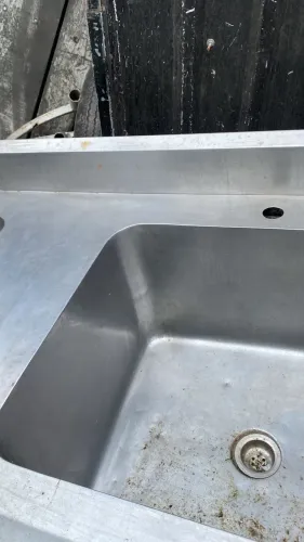 Pia industrial de inox