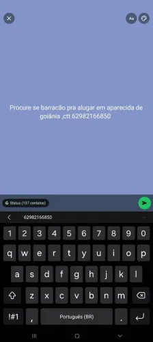 Casa pra alugar?