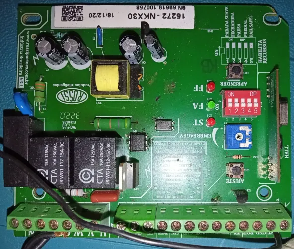 PLACA ROSSI NKX30 PORTÃO AUTOMÁTICO DESLIZANTE E BASCULANTE