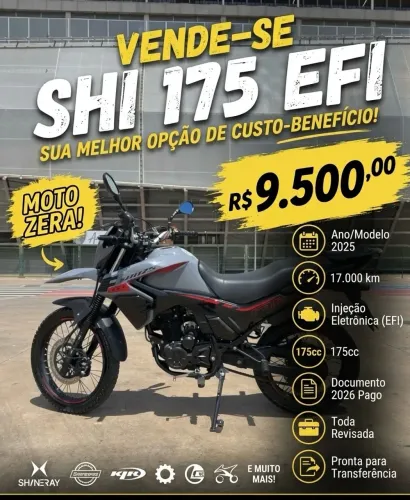 Shineray SHI 175 S EFI 2025