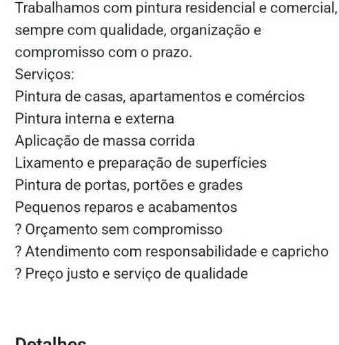 Pintura apartamento residencial