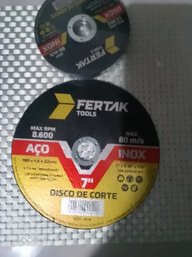Abrasivos discos de lixa também eu tenho no caso o Flap.