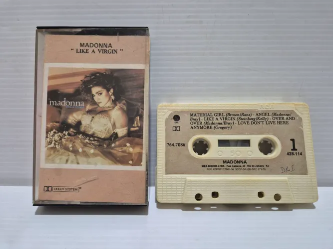 Fita K7 Madonna - Like a Virgin (Original Novinha)