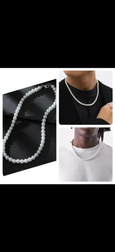 Colar Masculino Miçangas 