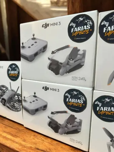 Dji Mini 3 Controle RC Rádio (Câmera 4k e Capacidade 10km de Distância) Novo na Caixa