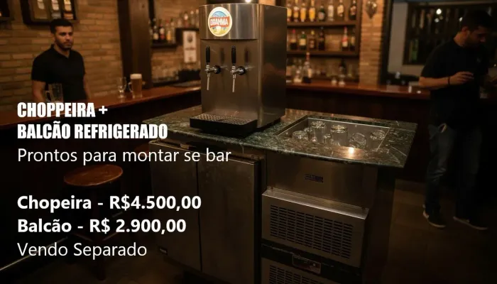 Chopeira + Balcão + Barril - Oportunidade