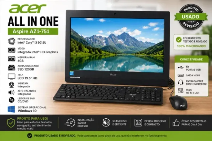 COMPUTADOR ACER ALL IN ONE AZ1-751
