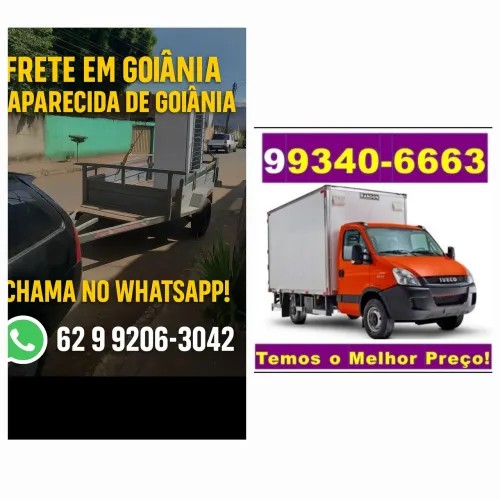 Frete pequeno e grande