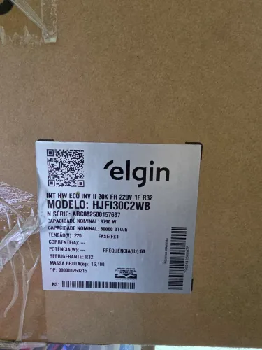 ? VENDO AR-CONDICIONADO ELGIN ECO INVERTER II - 30.000 BTUs NOVO NA CAIXA