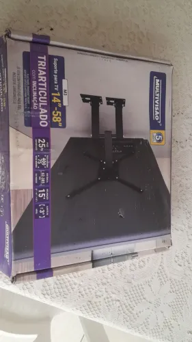 Suporte de parede para TV de 14" a 58" triarticulado