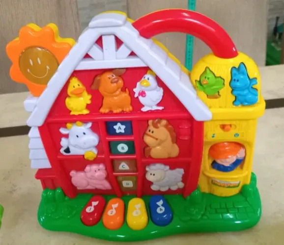 Desapego Brinquedo com Som Fazendinha Musical Navystar Musical Farm Funcionando