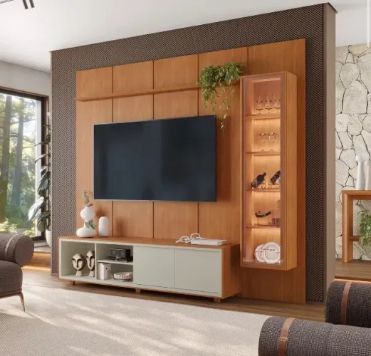 Home Completo Lumare 232 com Cristaleira