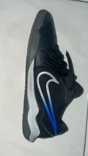 Chuteira Nike Futsal Legend 10 Academy Preto/Azul