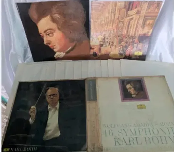 Discos Mozart Karl Bohm - Mozart: 46 Symphonien - Box com 15 discos de Vinil