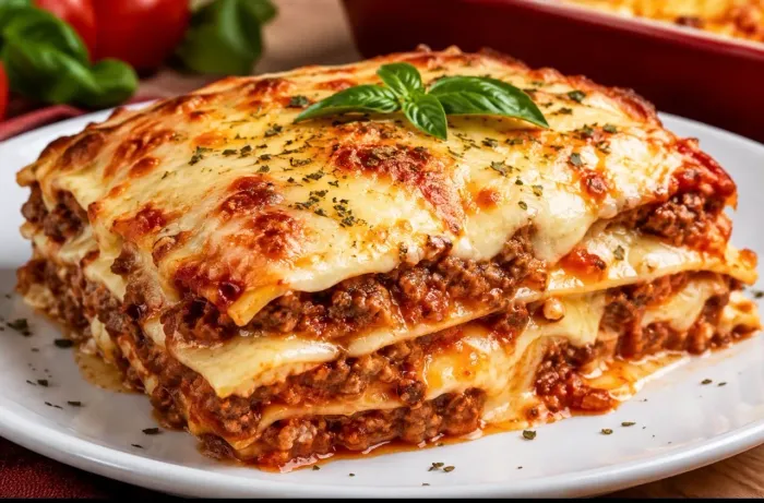 Cozinheira de lasanha