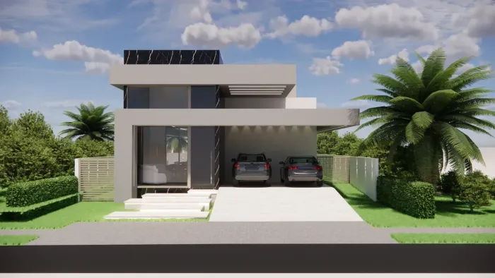Casa em condomínio fechado no Alphaville Paraíba em Construção.