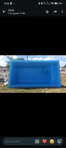 Piscina 440x240x140 instalada