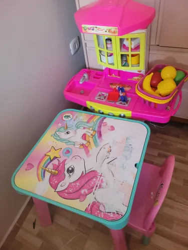 Kit de mesa e cozinha infantil 