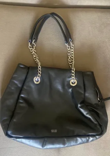 Bolsa preta ombro média Arezzo original