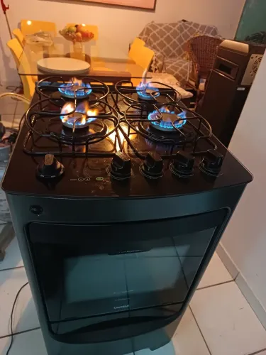 Fogão automático mesa de vidro