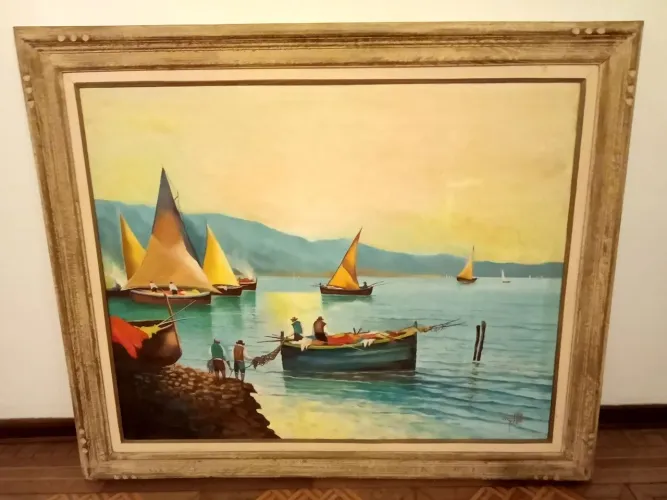 LINDO QUADRO EM TELA 1,20 MTS X 1,00 MTS