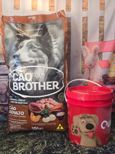 ração Cão Brother 15kg com brinde