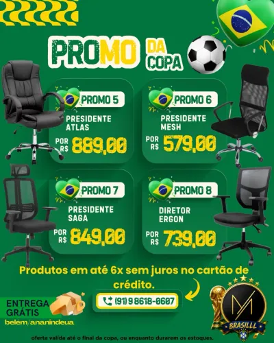 Cadeiras de escritorio