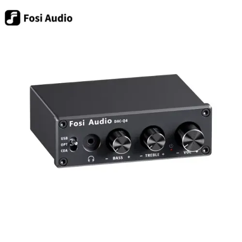 Amplificador Dac Fosi Audio Q4 Mini Stereo Novo Pc Notebook