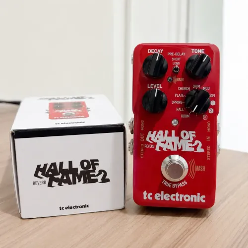 Pedal Reverb para Guitarra Hall Of Fame 2 Tc Electronic