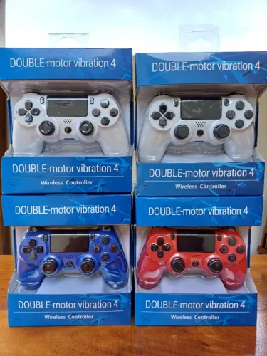 Controle Ps4 PlayStation 4 sem fio várias cores