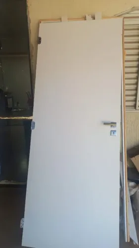 Porta nova laqueado branca com kit portal valor, muito barato!