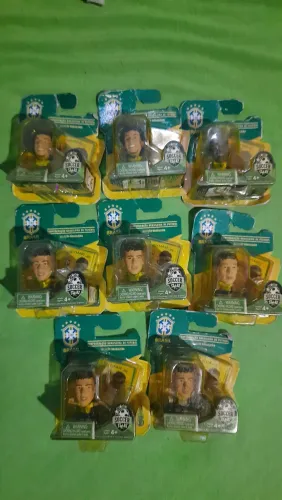 Mini craques originais Neymar, Bernardo, Ramires copa 2014