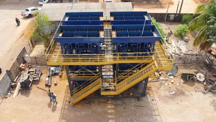 Maquinário completo para mineração e garimpo