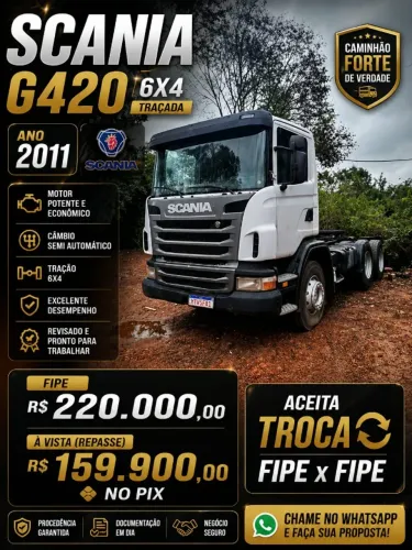 Repasse Scania G420 6x4