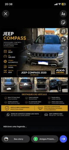 Jeep Compass Limited 2.0 4X4 Diesel 16V Aut. 2020