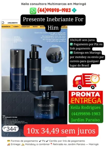 Perfume Hinode presente dia dos pais