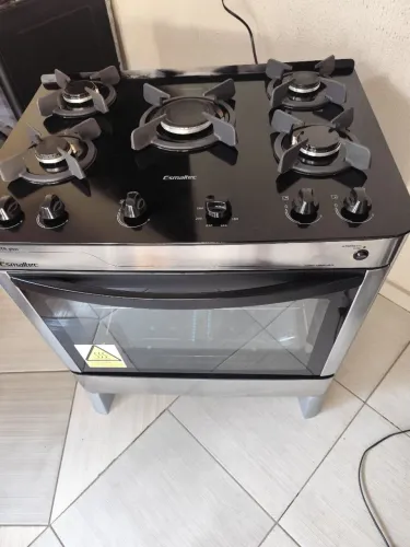 Fogão Esmaltec, inox, ENTREGO SEM TAXA