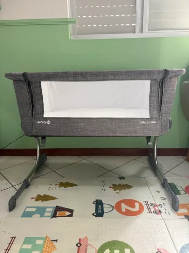 Berço Safety 1st, Side By Side, Grey
