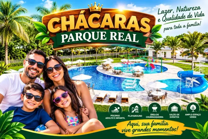 Repasso Lotes Chácaras Parque real- imperdível
