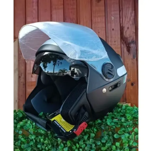 Capacete óculos interno