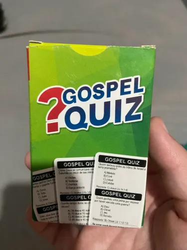 Jogo de cartas (Quiz gospel)